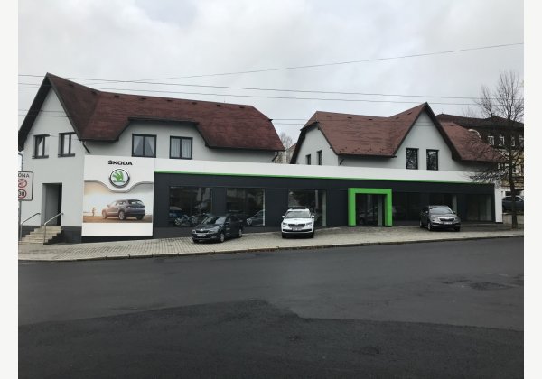 Rekonstrukce - Autosalon Červený Mariánské Lázně